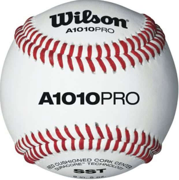 Wilson A1010PRO Baseballs Dozen with Grade A Leather and SST Seams