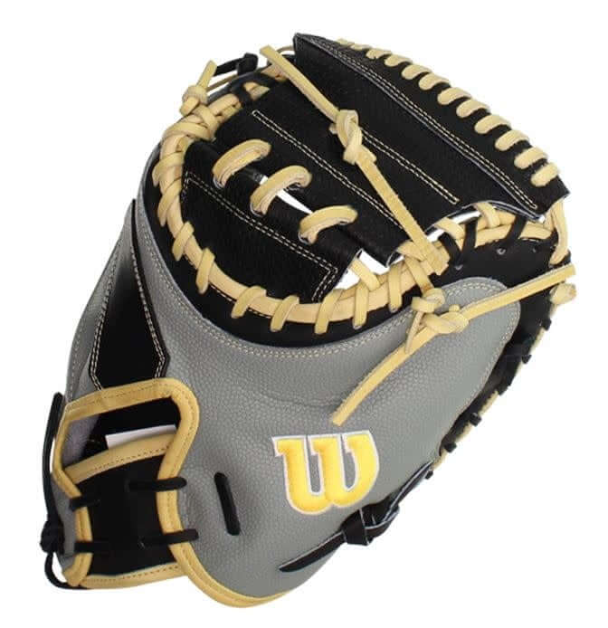 Wilson A2000 M1D Spin Control 33.5 Catchers Mitt with deep pocket and SpinControl Technology.
