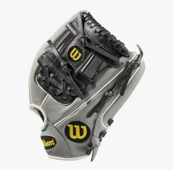 Wilson A500 11 LHT glove with H-Web design and all-leather construction.