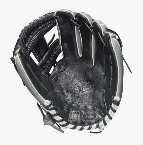 Wilson A500 11 LHT glove with H-Web design and all-leather construction.