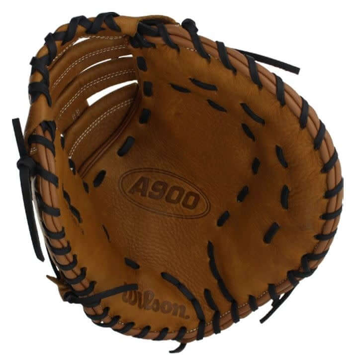 Wilson A900 1B Mitt 12 inch glove, British Tan and Black, Single Post Web design