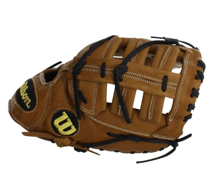 Wilson A900 1B Mitt 12 inch glove, British Tan and Black, Single Post Web design