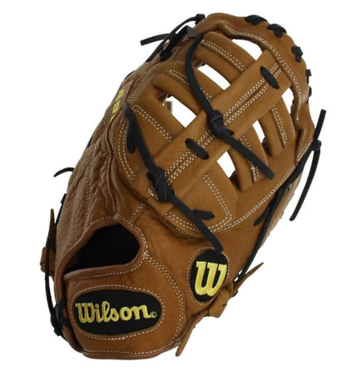 Wilson A900 1B Mitt 12 inch glove, British Tan and Black, Single Post Web design