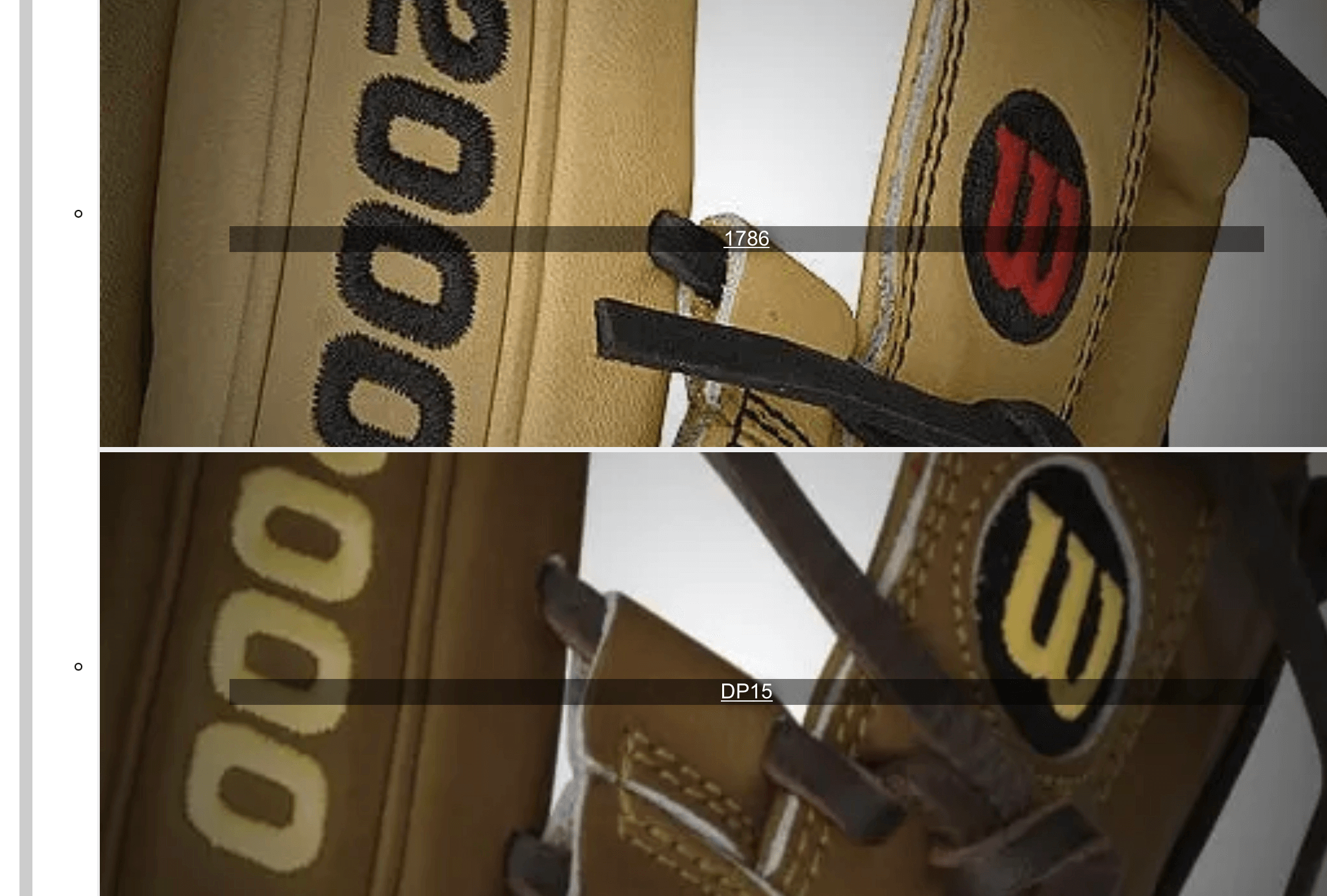 Wilson PRO STOCK H WEB Purple Infield Glove