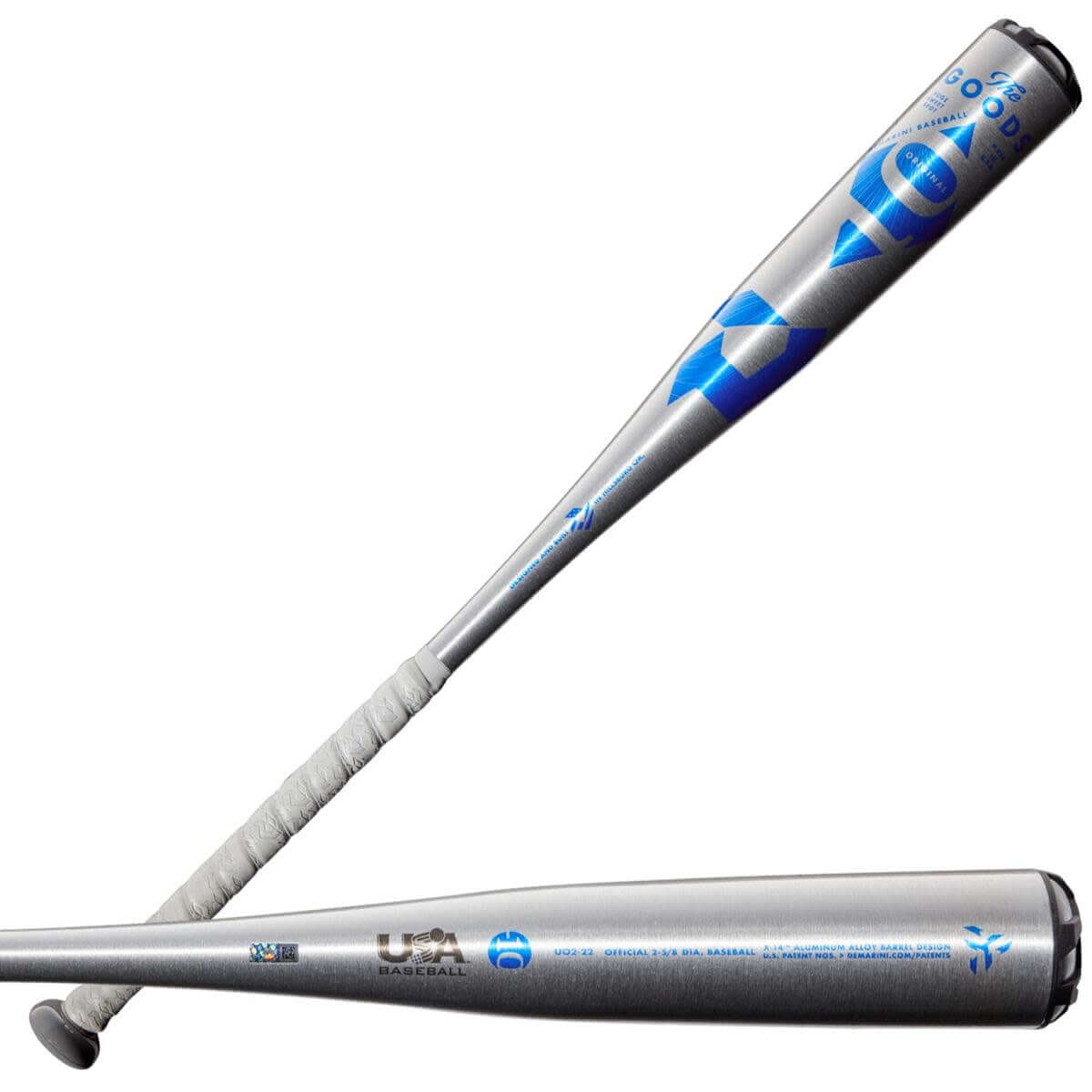 DeMarini The Goods One Piece USA Baseball Bat with X14 Alloy Barrel