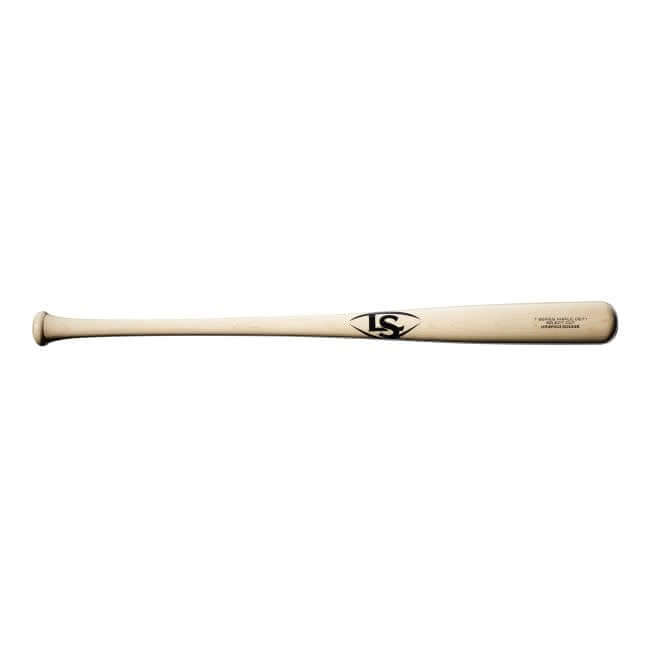 LS SELECT S7 NATURAL MAPLE C271 baseball bat with EXOARMOR finish and bone-rubbed cupped end