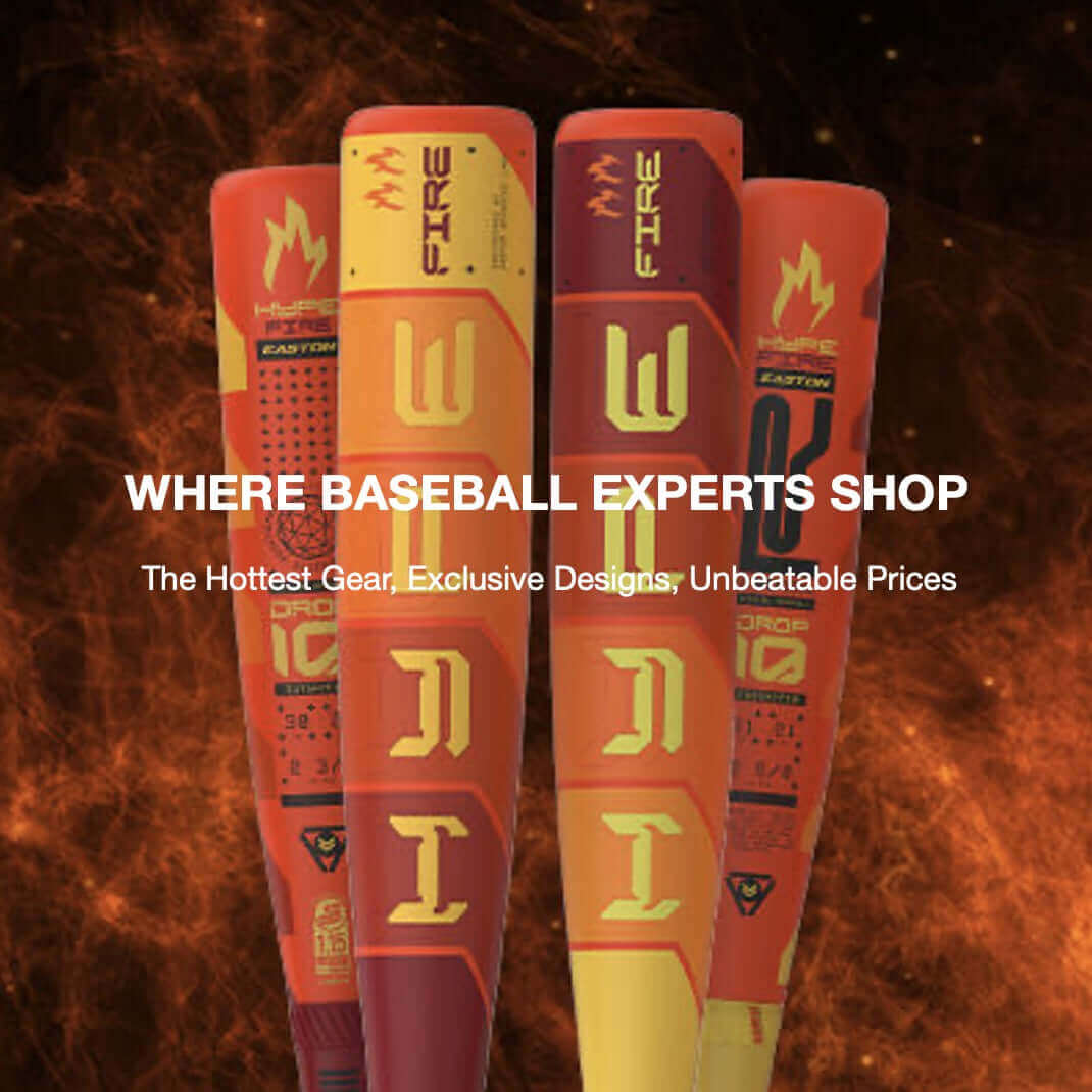 2025 Easton Hype Fire Baseball Bat lineup showcasing the latest designs and technology for serious sluggers.