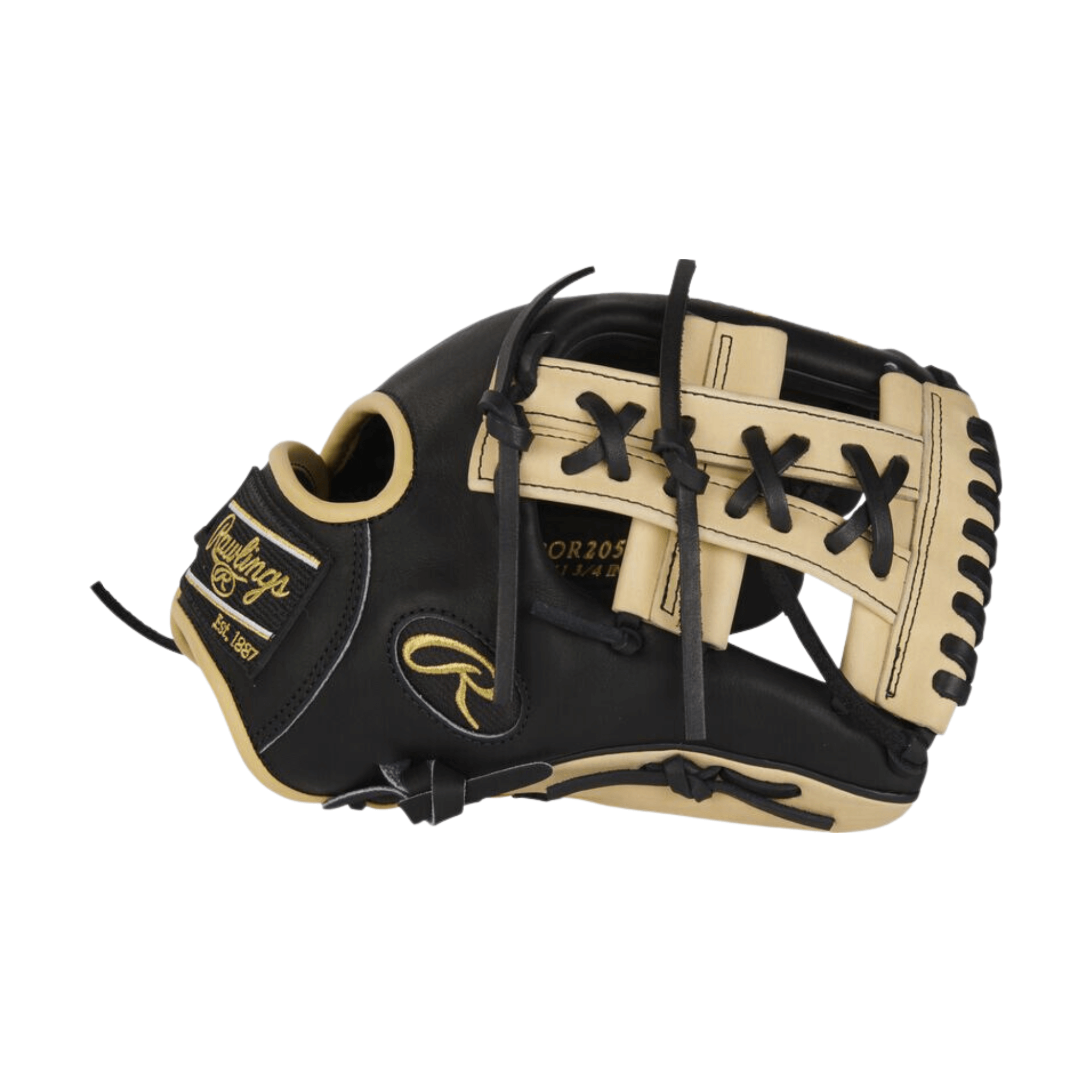 Rawlings Heart of the Hide 11.75" baseball glove featuring contour technology and classic design.