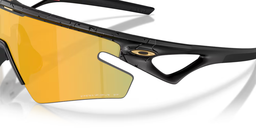Oakley Sphaera Slash Matte Black Splatter W/ Prizm 24k Polar Injected Unisex Sunglass