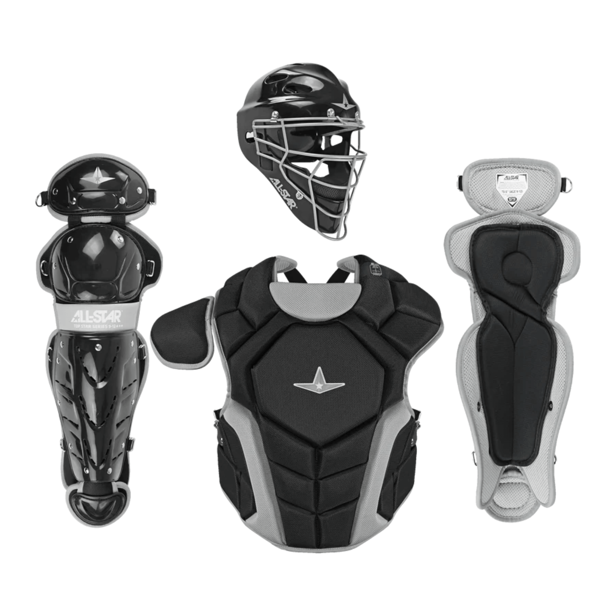 All-Star Top Star Catcher's Kit / Meets NOCSAE Age 7-9