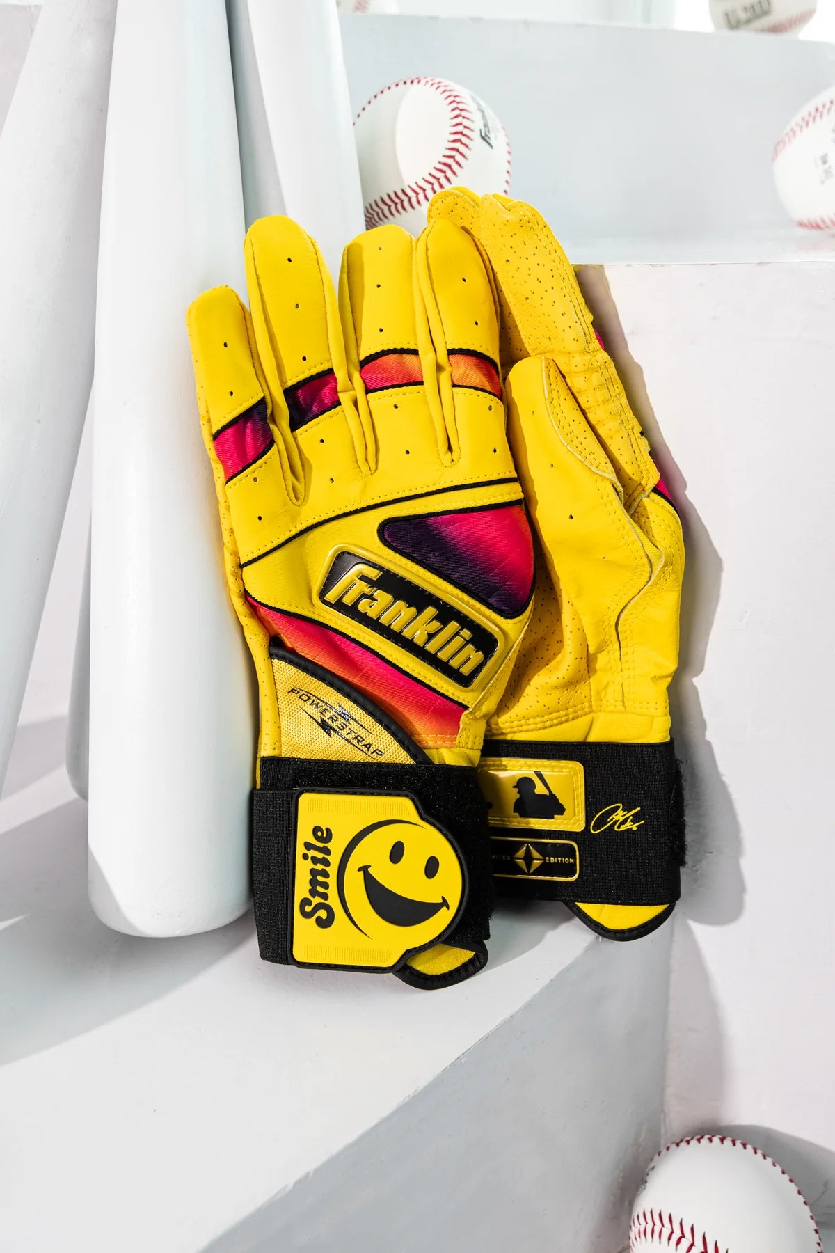 Franklin Youth Francisco Lindor Power Strap Infinite Batting Gloves