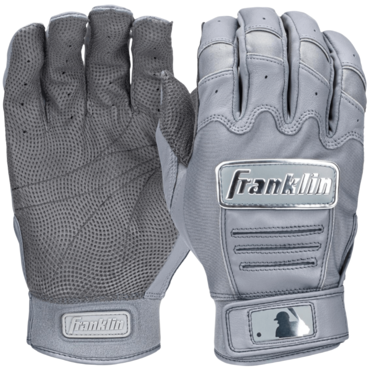 Franklin CFX Pro Chrome Batting Gloves - Gray