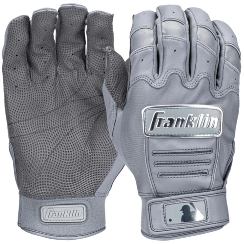 Franklin CFX Pro Chrome Batting Gloves - Gray