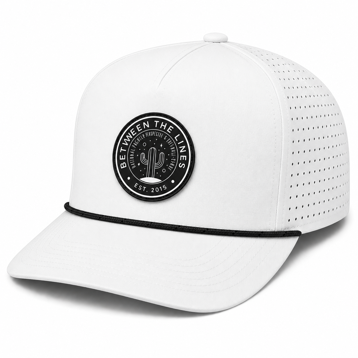 BTL Patch Trucker Rope Hat White