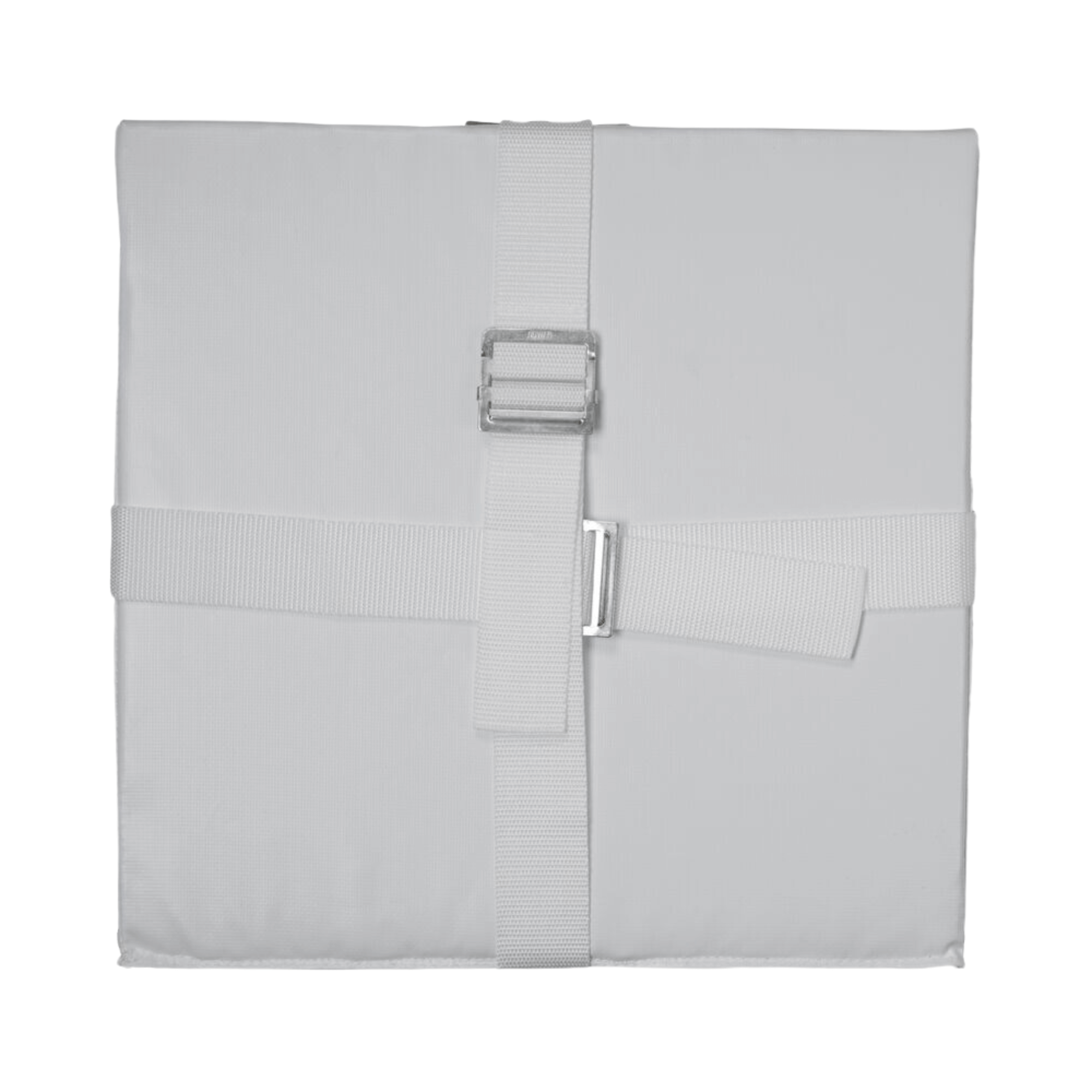 Rawlings quilted base featuring nylon web straps and steel buckle for secure anchoring, ideal for youth baseball games.