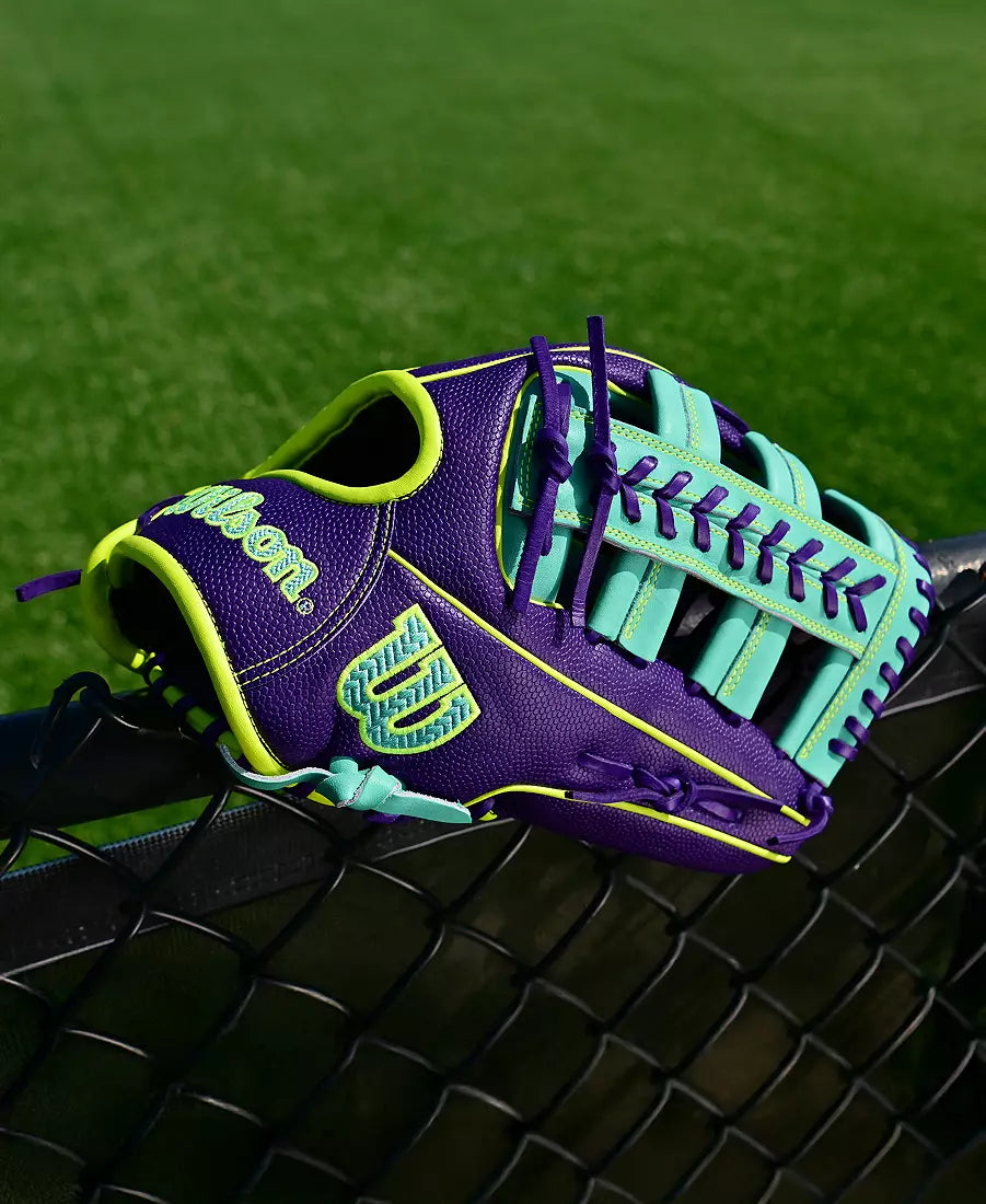 Wilson 2025 Fall A2000 1810SS Purple/Seafoam 12.75"