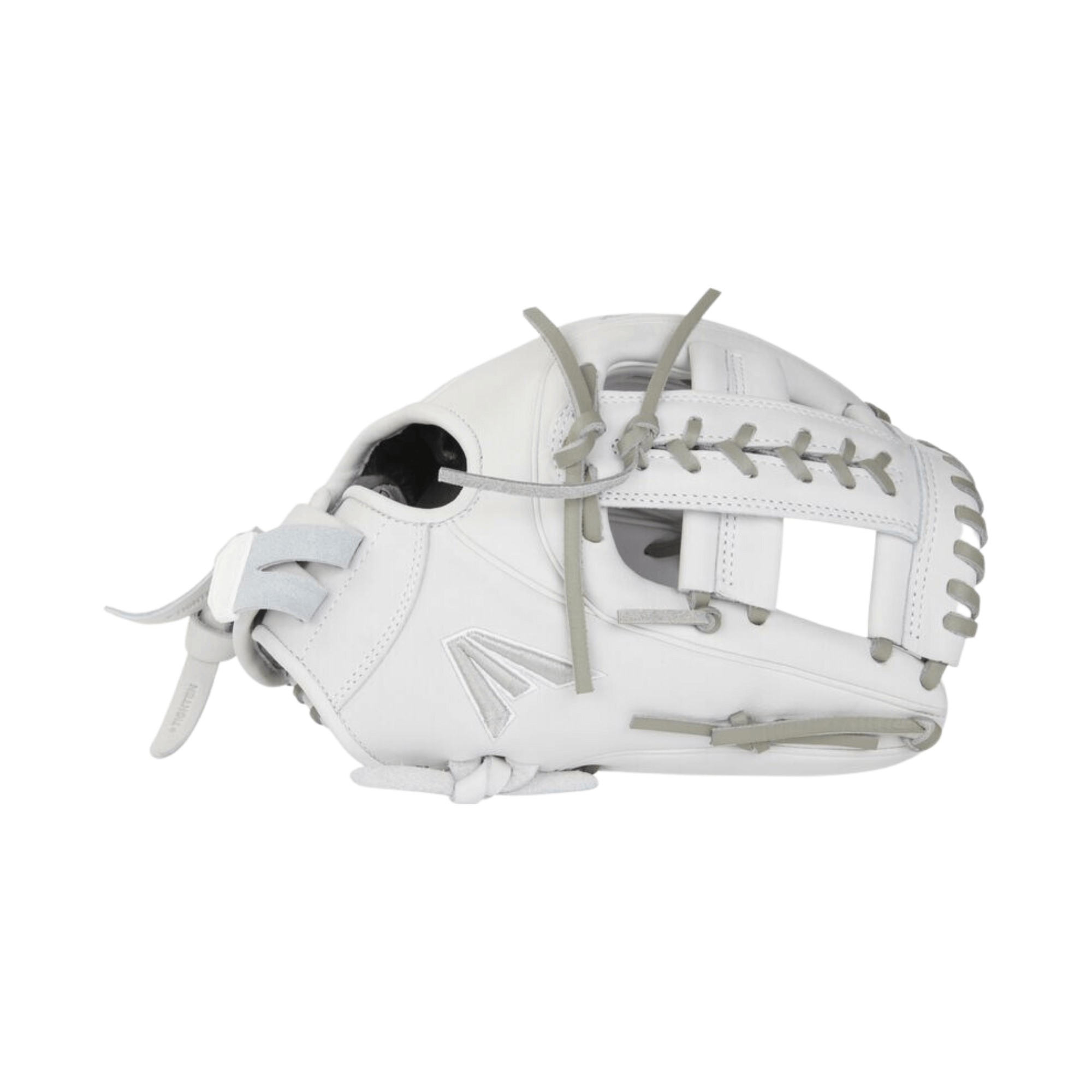 Easton Pro Collection 11.75-inch RHT softball glove in white, crafted from premium steerhide leather for elite performance.