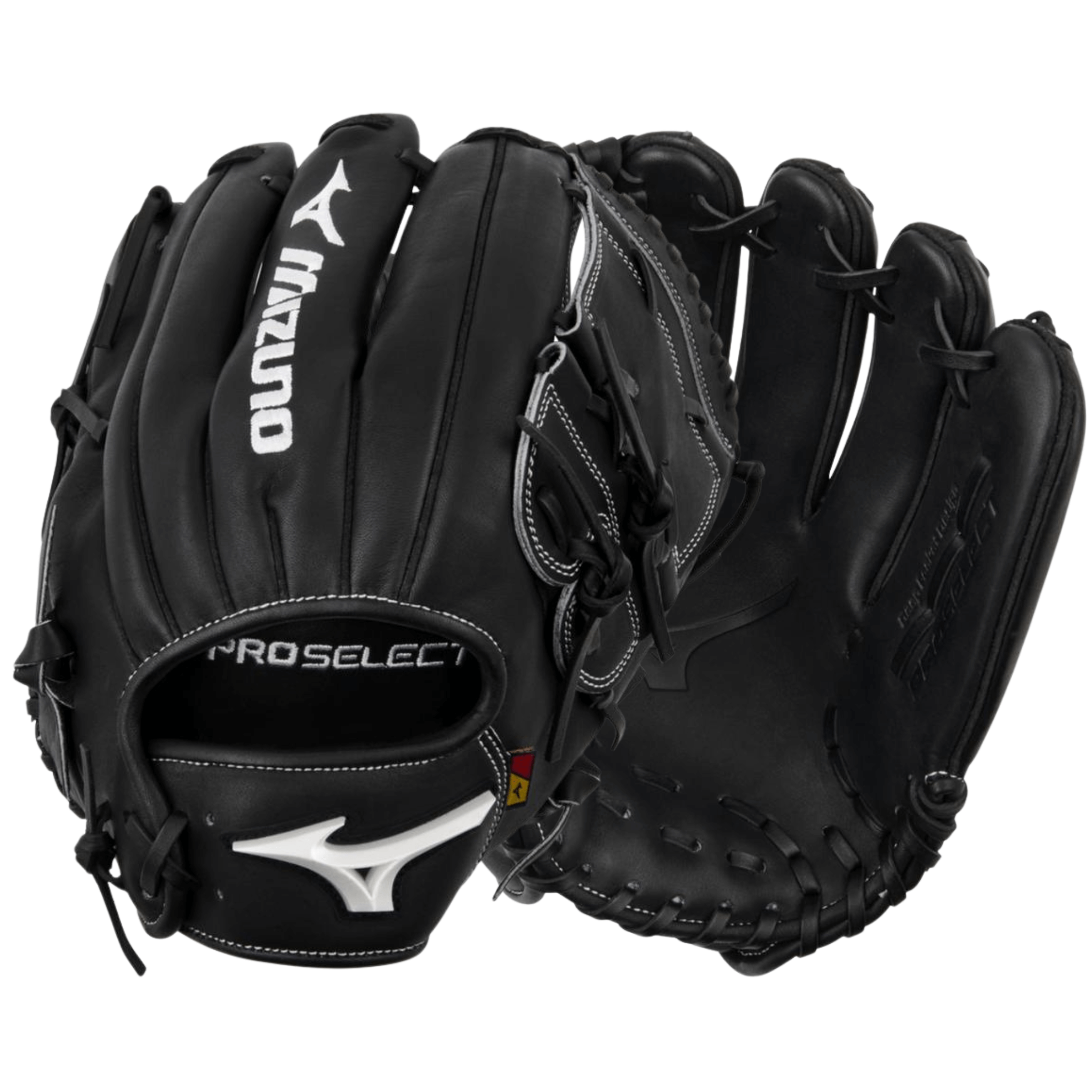 Mizuno GPS-11D Pro Select 12" LHT Pitcher’s Baseball Glove front and back view