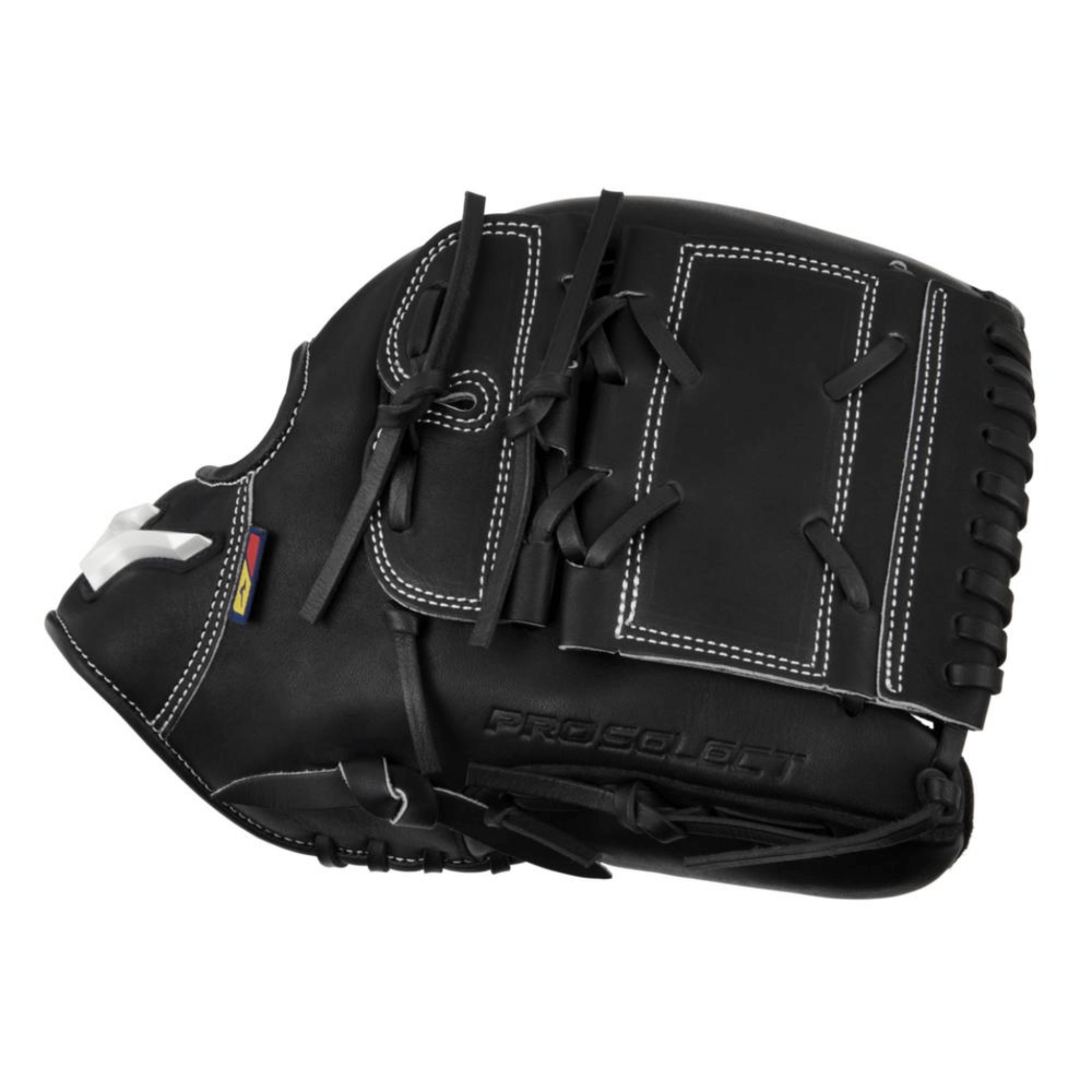  Close-up of thumb area on Mizuno GPS-11D Pro Select 12" LHT Pitcher’s Glove