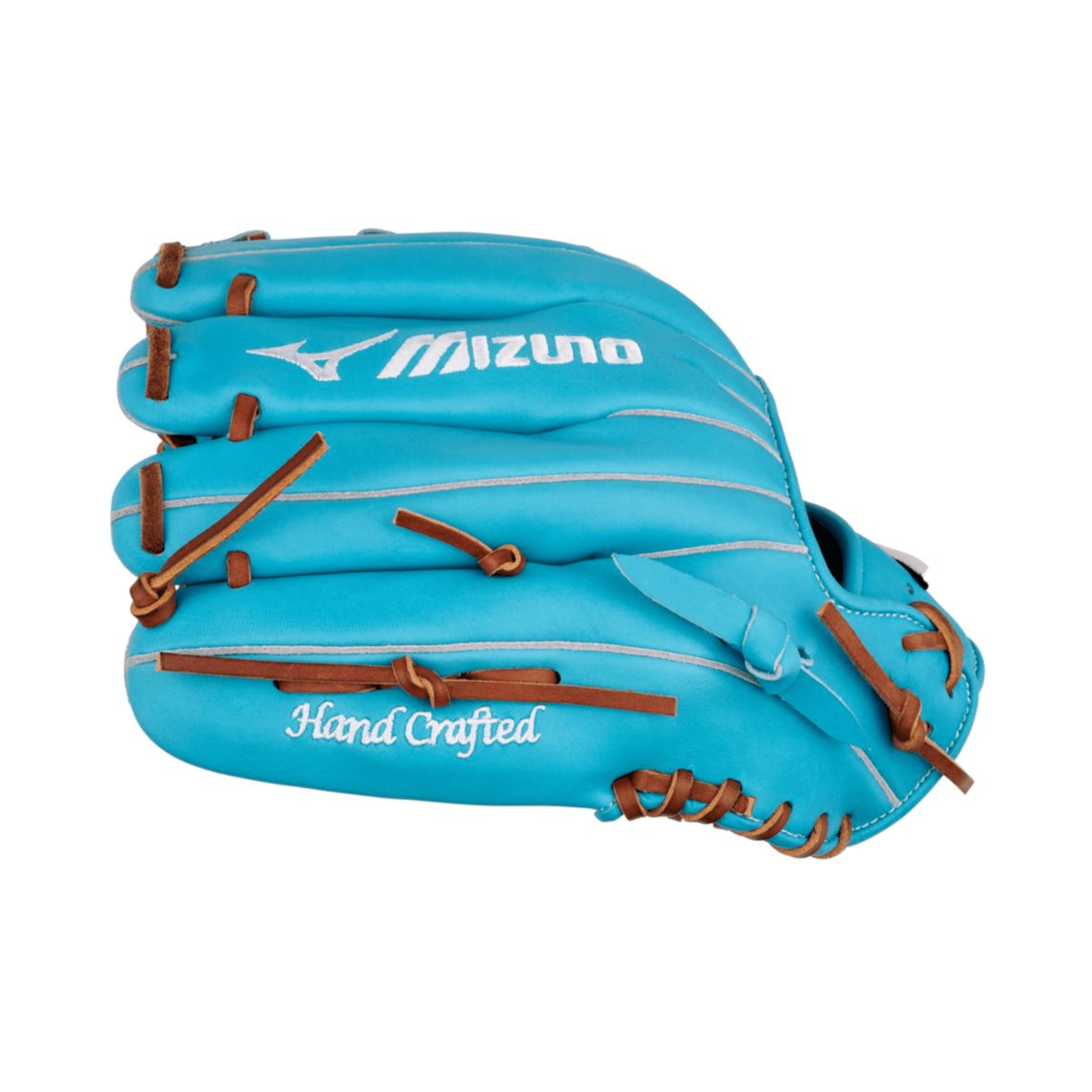 Close-up of finger stalls on Mizuno GPS-51D Pro Select 11.75" RH Infielder’s Glove
