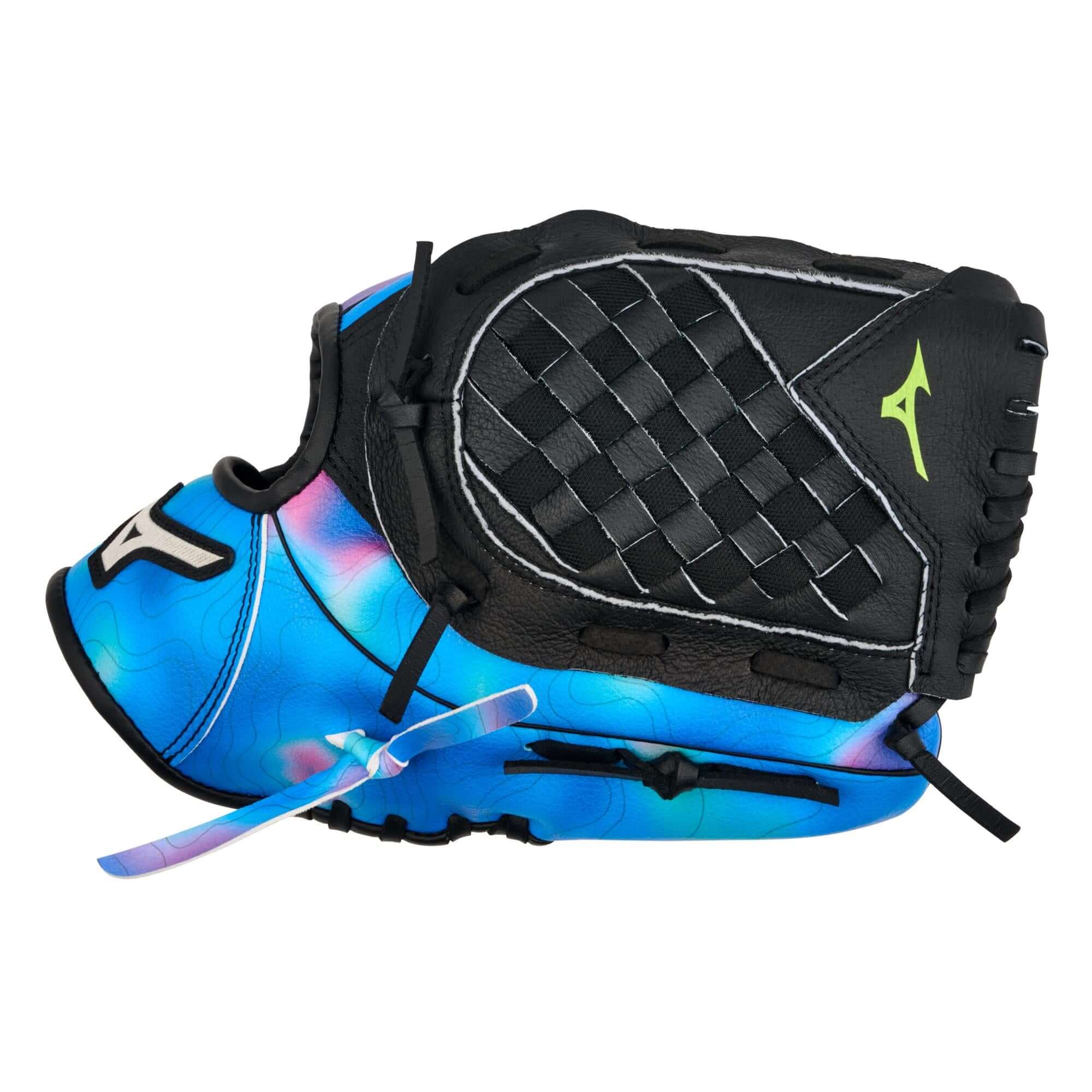 Close-up of thumb area on Mizuno Prospect Dreamy 11" RHT Baseball Glove