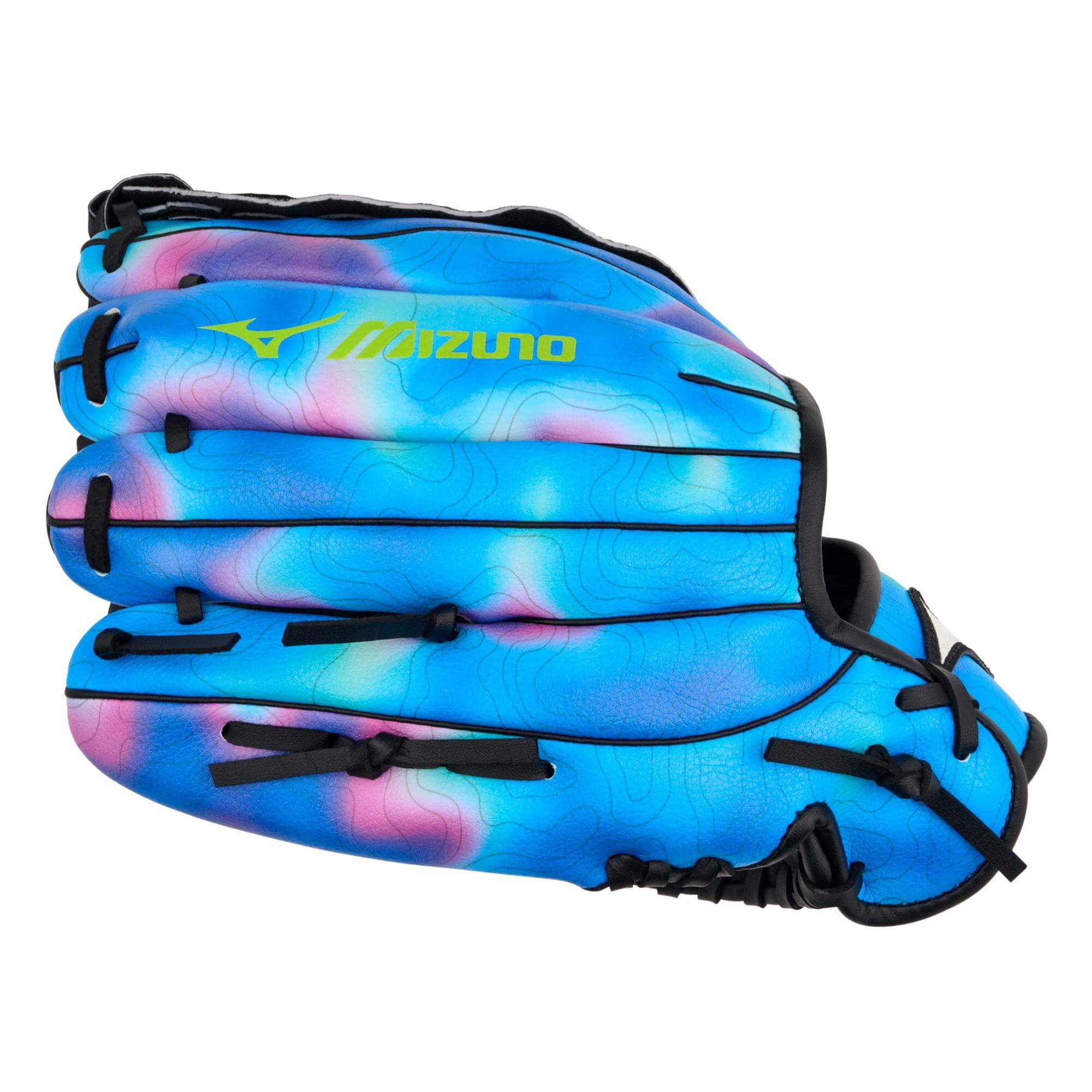 Close-up of finger stalls on Mizuno Prospect Dreamy 11" RHT Baseball Glove
