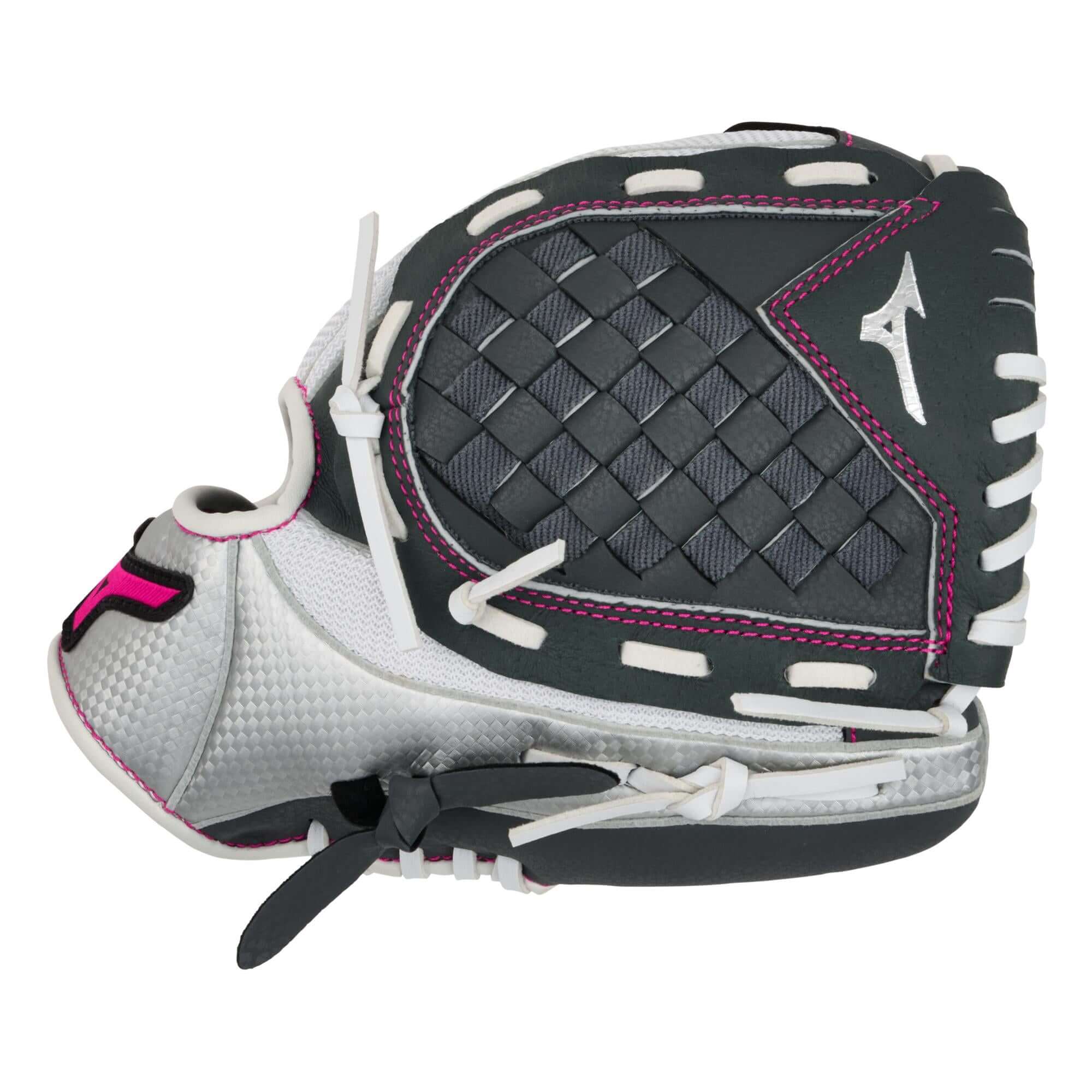 Thumb detail on Mizuno GPP1000F4 Prospect Finch Series Youth 10" Softball Glove with mesh back.