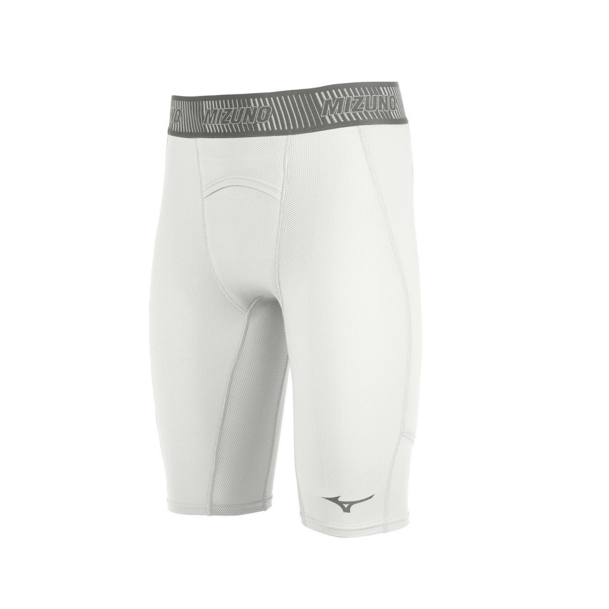 Mizuno Adult Aero Vent Padded Sliding Shorts White