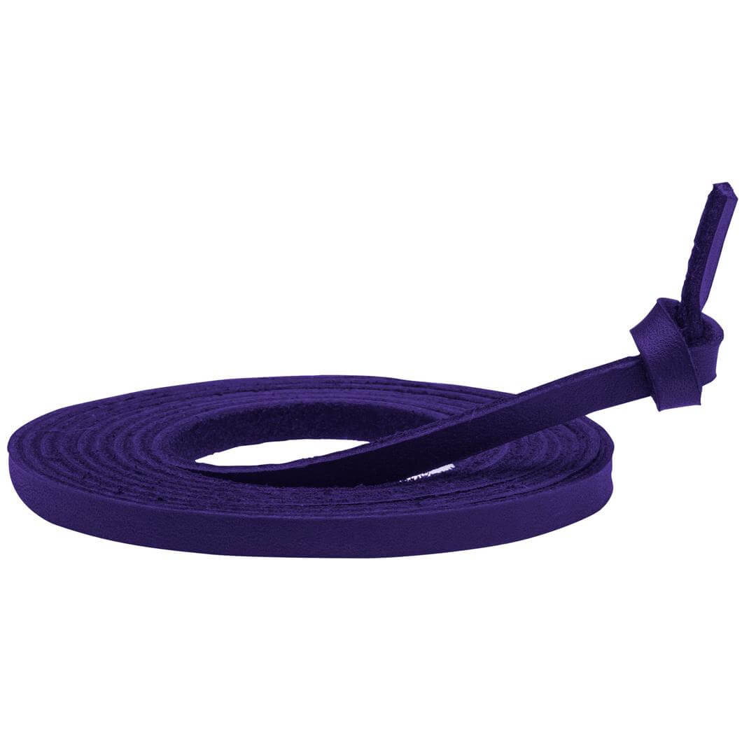 Purple Mizuno ball glove lace, 5.5 mm x 160 cm, ideal for customizing your glove with professional-level quality.