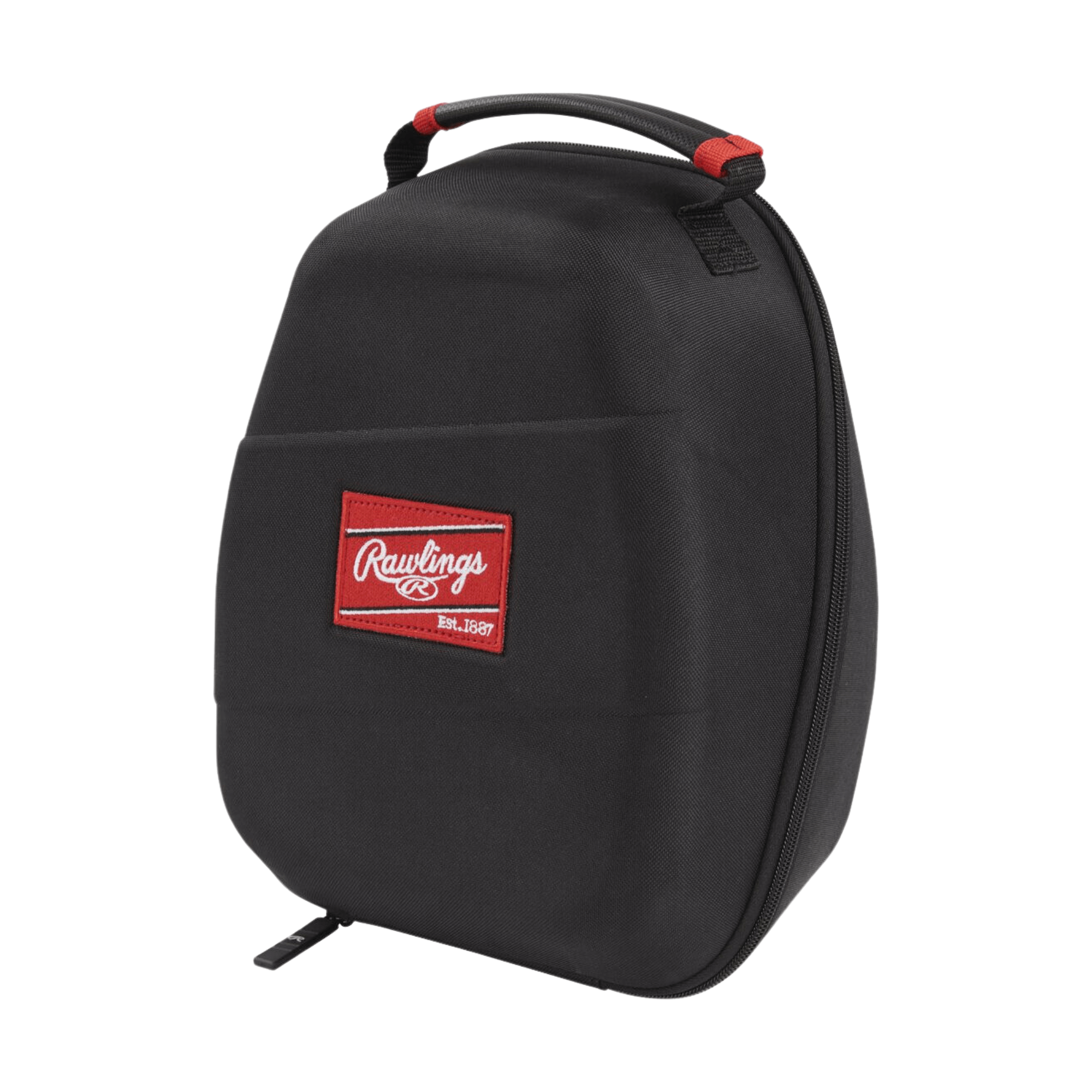 Rawlings Glove Crib case in black with red logo, designed for secure glove transport and protection.