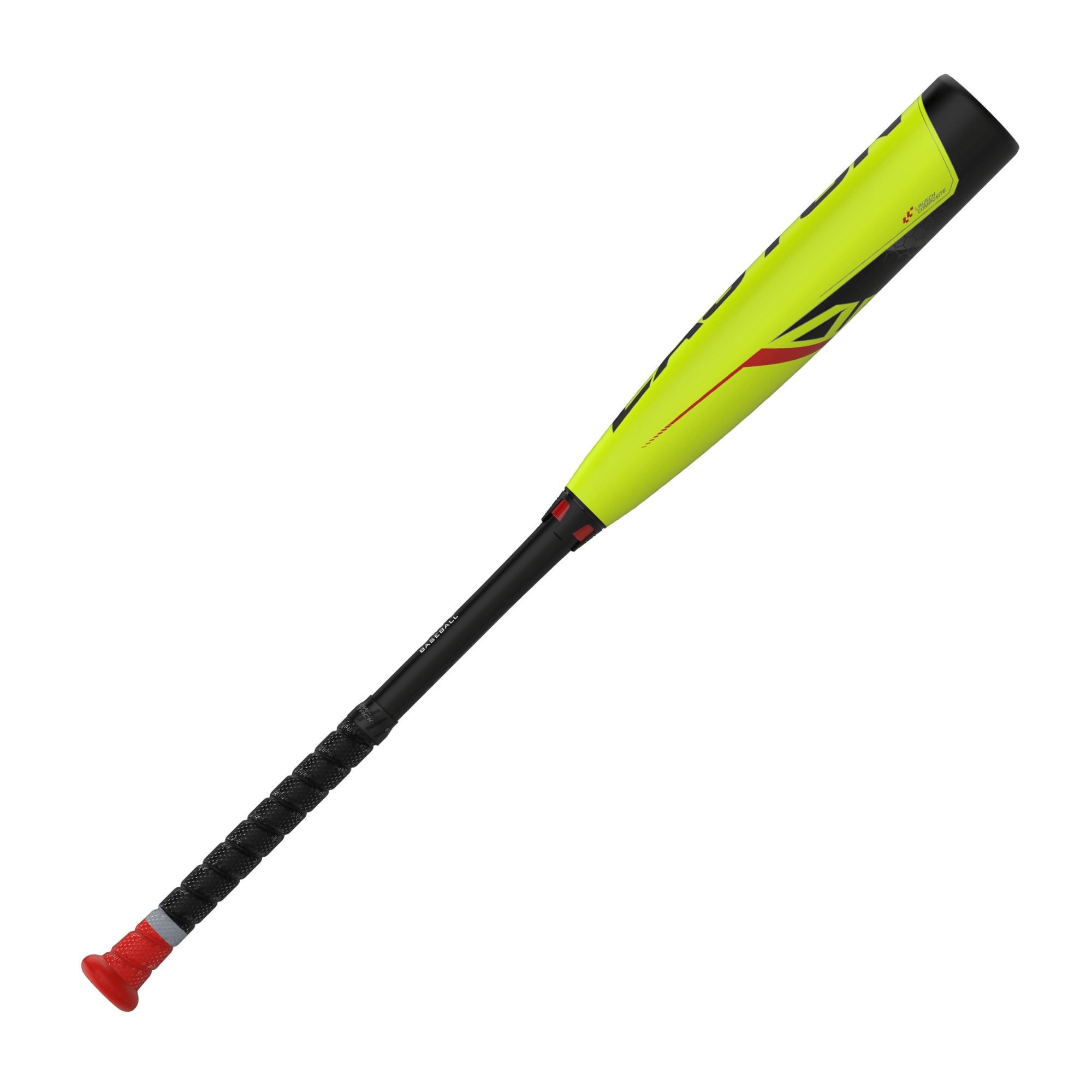 Easton ADV 360 -12 USA Baseball Bat in vibrant yellow and black, showcasing its innovative two-piece composite design.