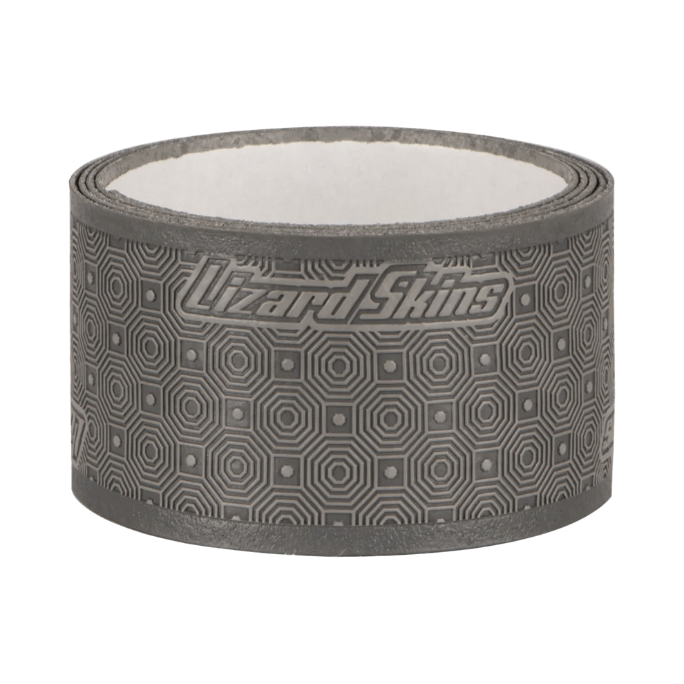 Lizard Skins DSP Lacrosse Grip Tape V2 in Graphite, 99 cm roll with unique grip pattern for optimal player performance.
