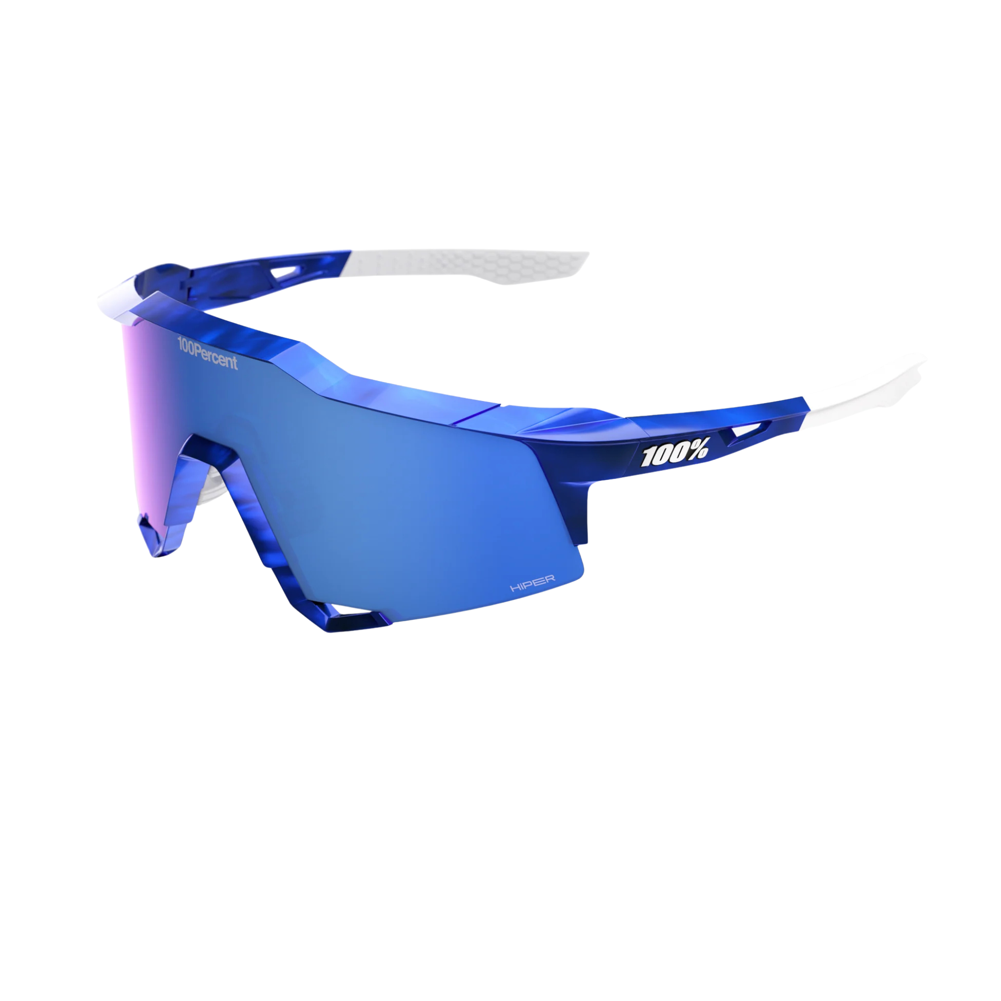 100% Speedcraft RBH Gloss Blue Holographic - HiPER Royal Blue Mirror Lens