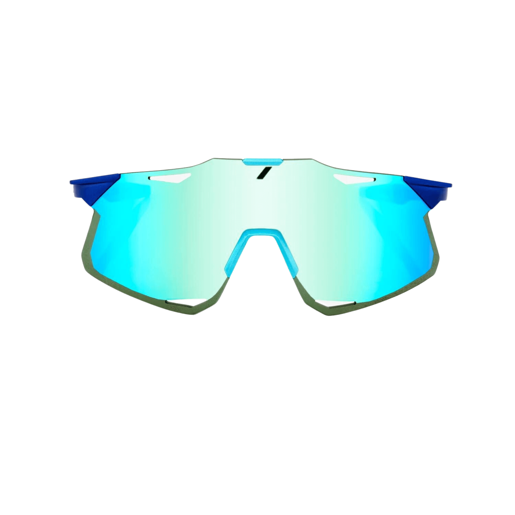 100% Hypercraft - Matte Metallic Into the Fade - Blue Topaz Multilayer Mirror Lens