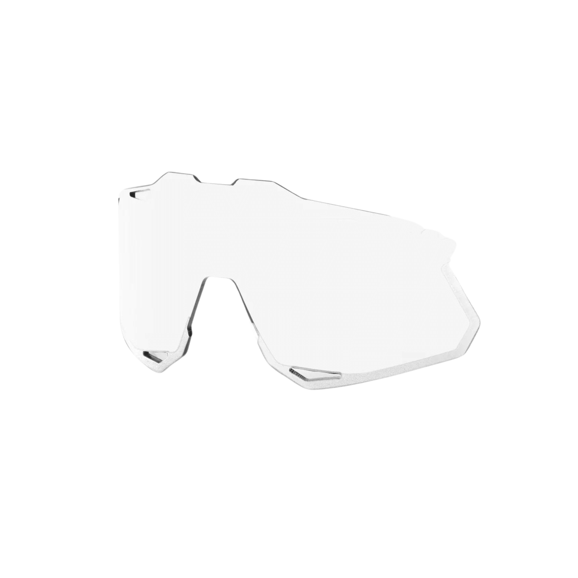 100% HYPERCRAFT XS clear polycarbonate replacement lens with 93% light transmission and Cat 0 filter.