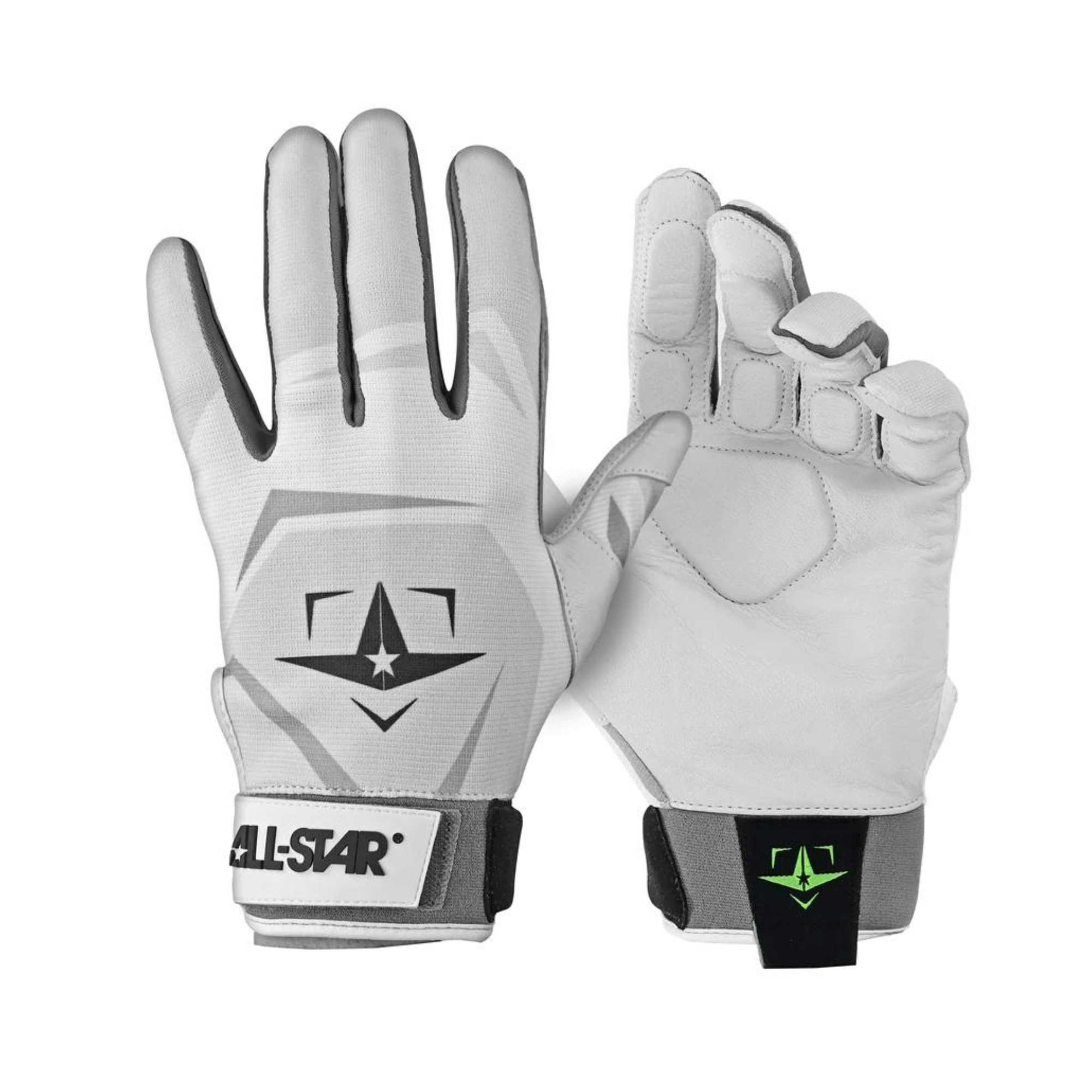 All-Star adult protective padded catcher's inner glove RHT featuring lightweight palm and finger pads for shock absorption.