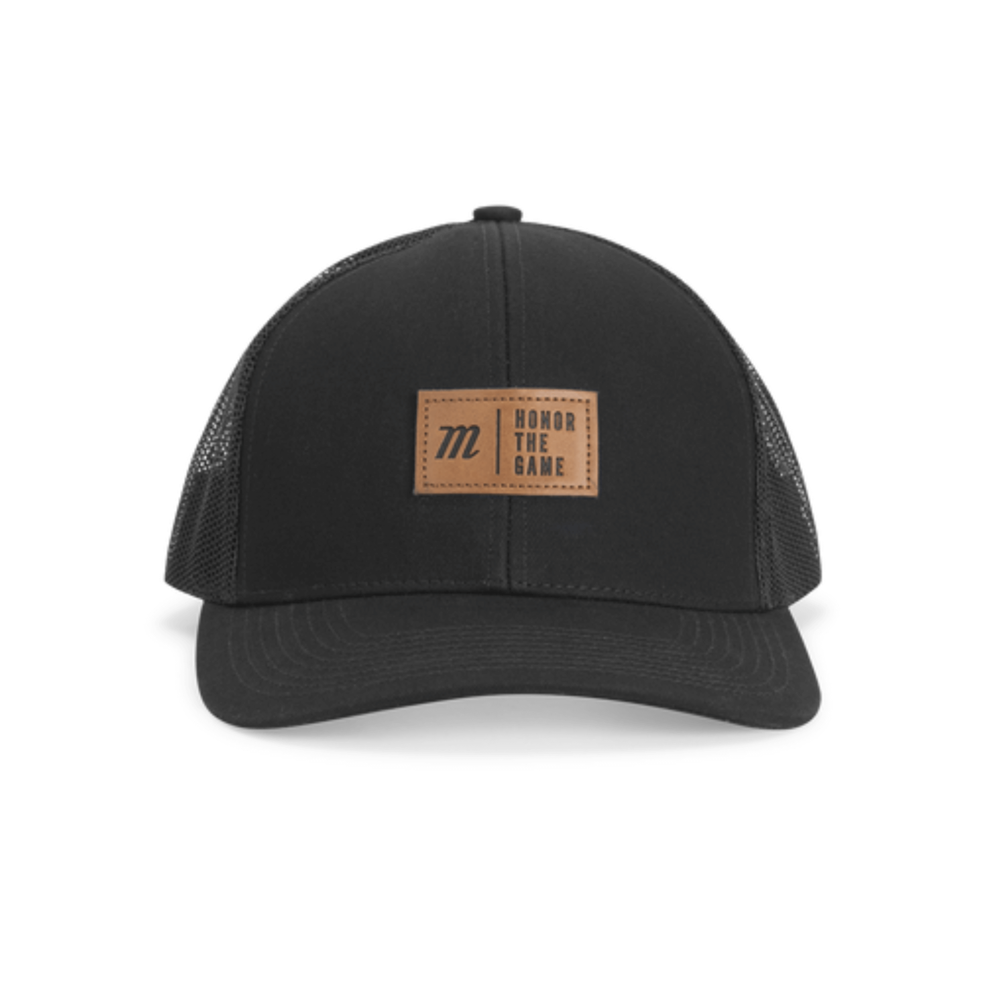 Marucci Honor the Game Patch Snapback Trucker Hat in Black