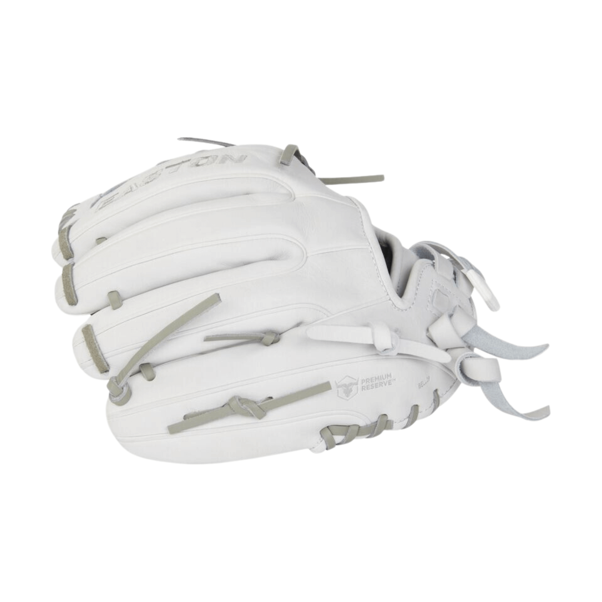 Easton Pro Collection 11.75" RHT softball glove in premium white steerhide leather, designed for elite infield performance.