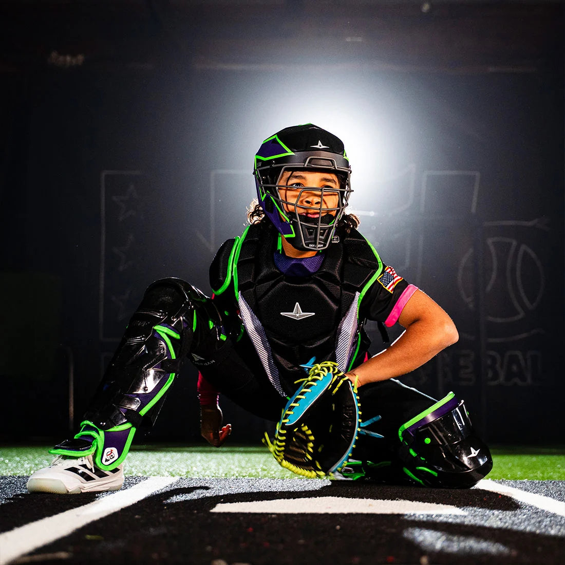 All-Star MVP-Pro Short Fuse Catcher's Kit | Jokester (Adult)