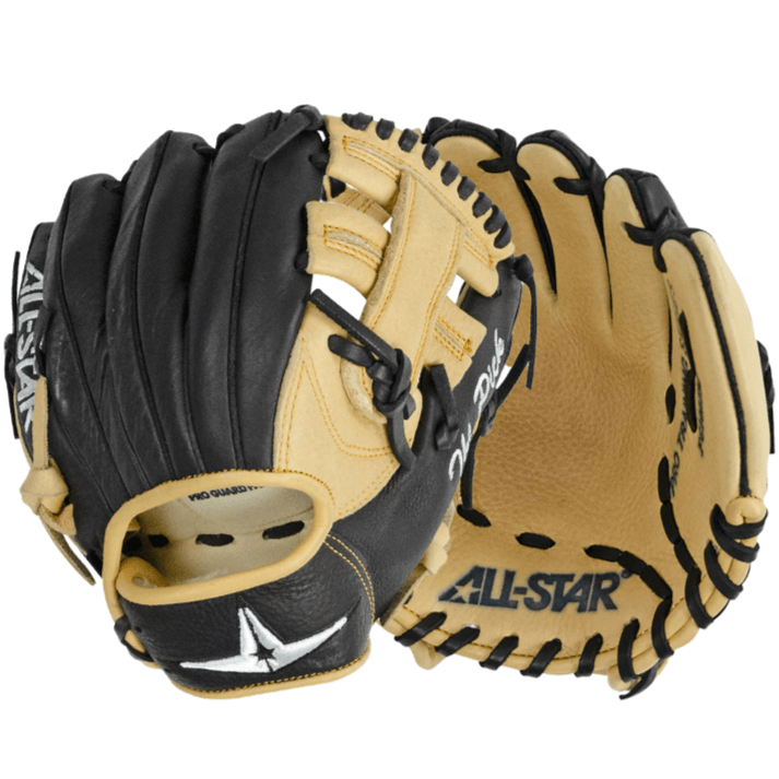 All-Star Training Glove The Pick LHT BK/TN 9.5 for developing fast hands and coordination in fielding.