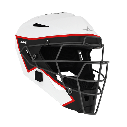 All-Star MVP-Pro Short Fuse Limited Edition Intermediate May the 4th catcher’s helmet front-side view