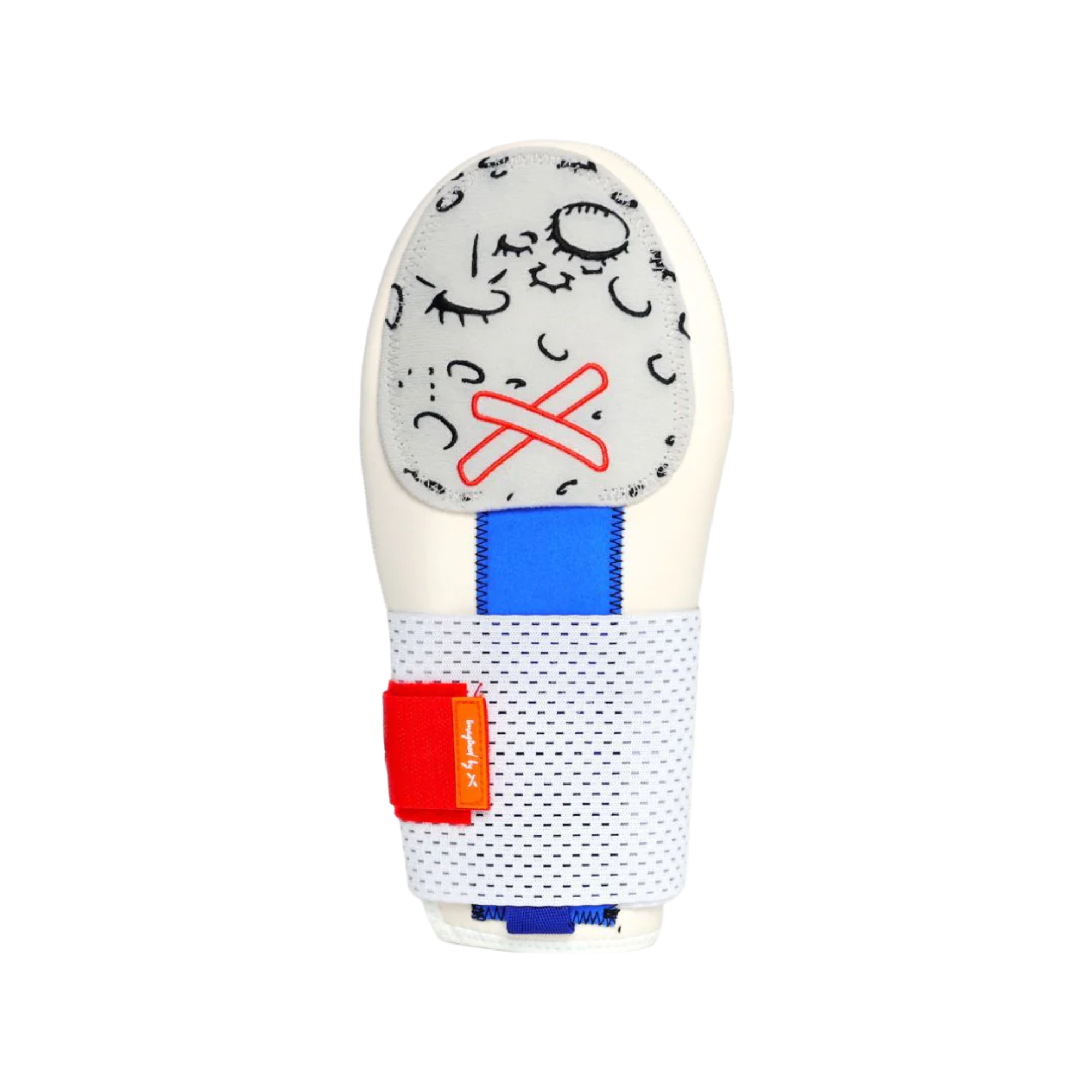 Absolutely Ridiculous Apollo 11 Sliding Mitt Standard back view showing protective padding