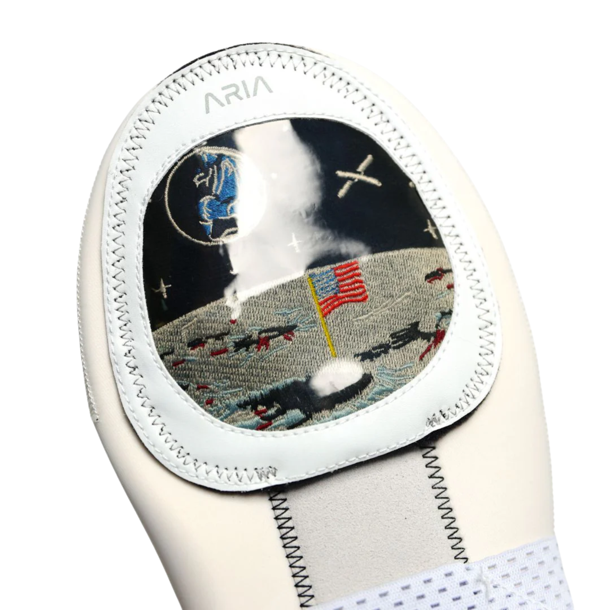 Absolutely Ridiculous Apollo 11 Sliding Mitt Standard top view highlighting protective plates