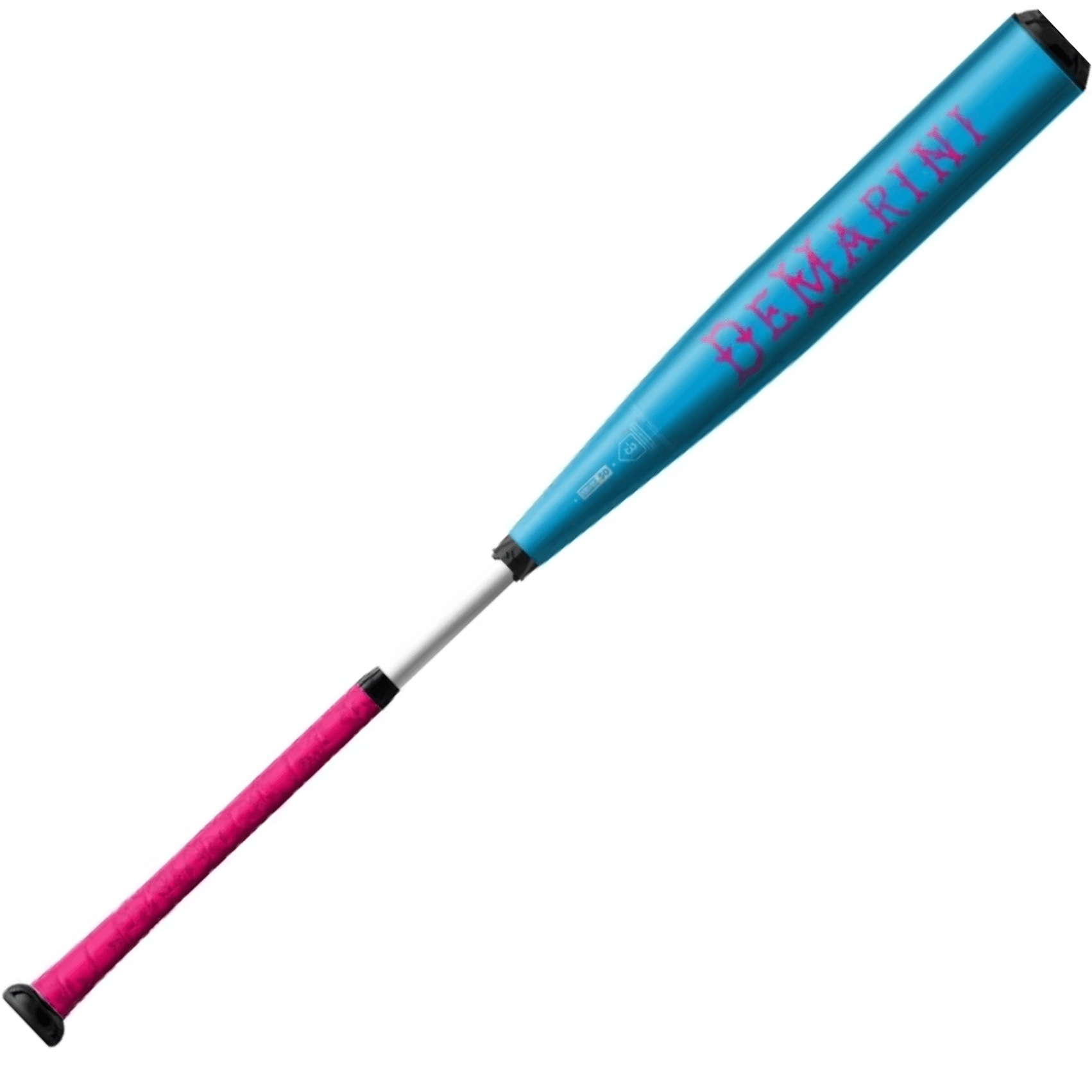 DeMarini Goods Limited Edition Blue Nightmare bat showcasing X14 Alloy Barrel and composite handle for power and performance.