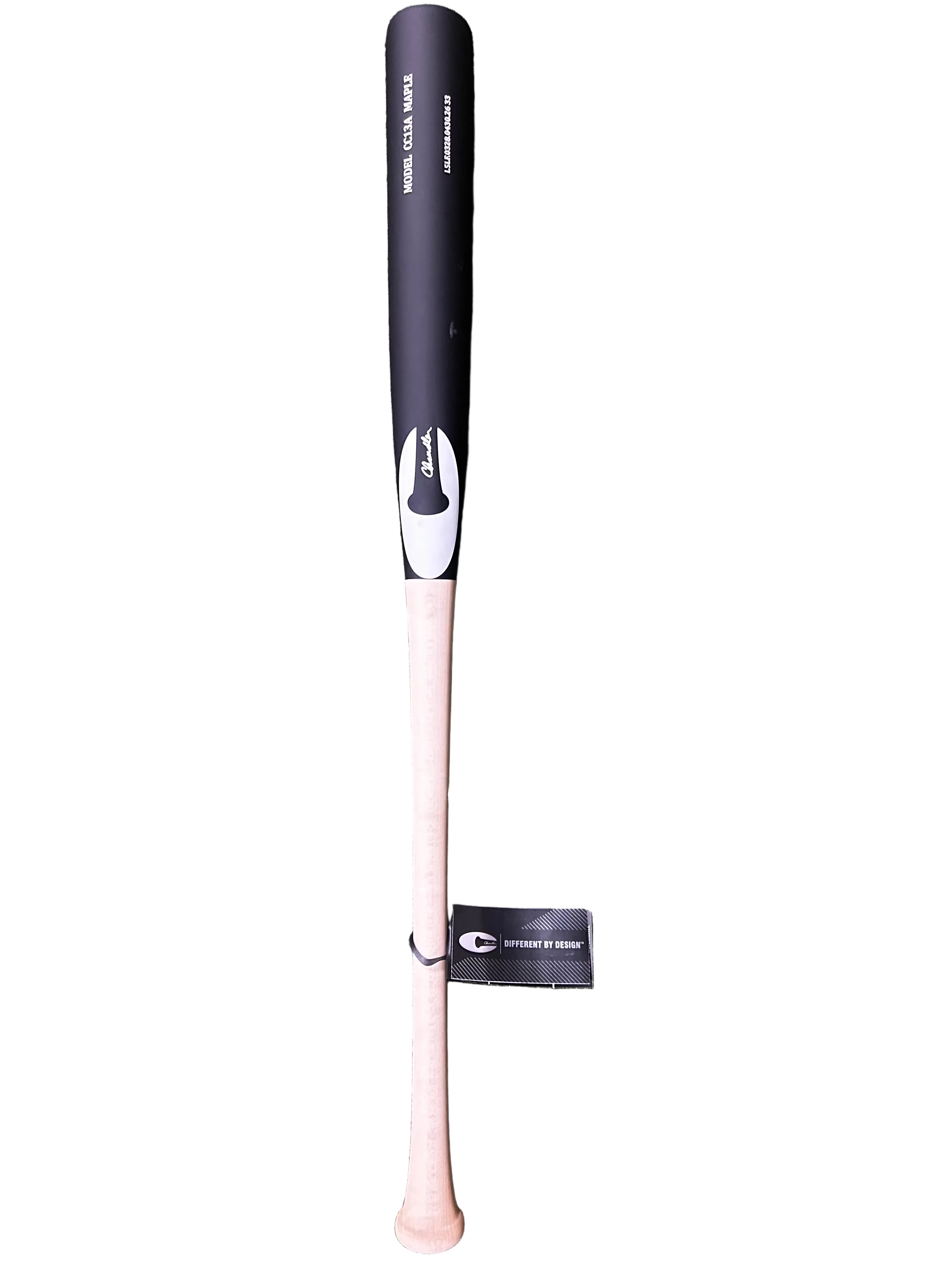 Chandler CC13A Wood Baseball Bat - Clear Satin/Black/White