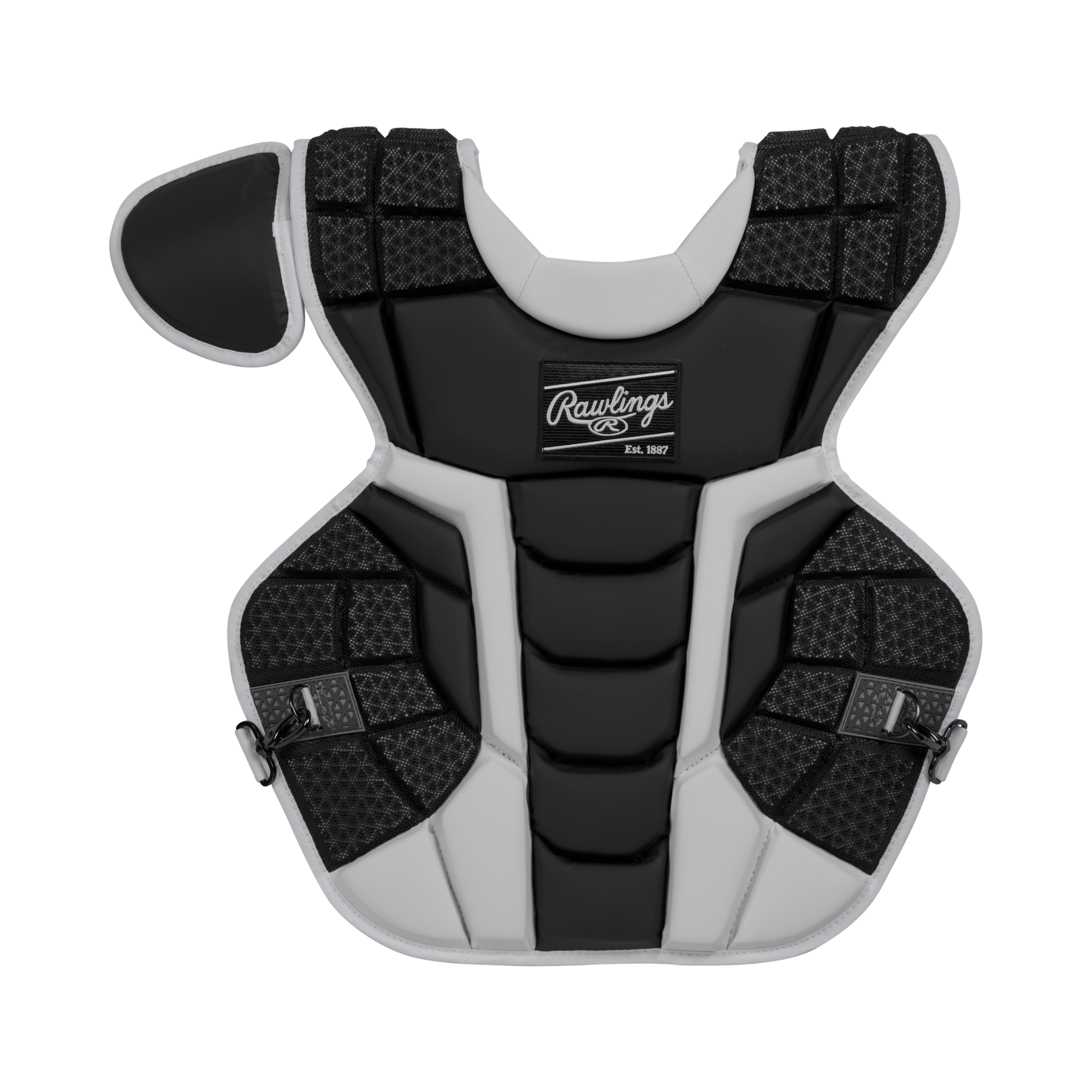 MACH Series 15.5 in Chest Protector (NOCSAE Approved)  Black