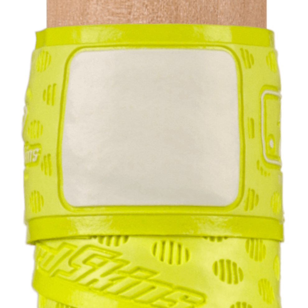 Lizard Skins DSP Ultra Bat Grip in neon yellow, showcasing premium adhesive and textured surface for enhanced tackiness.