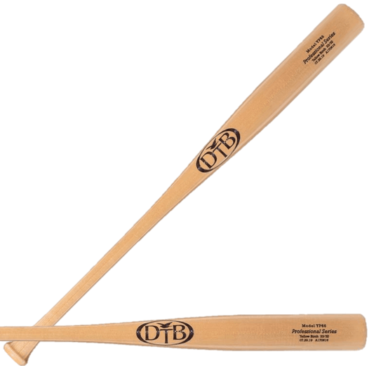 Dove Tail Bats YP66 model, birch wood, professional series with logo, showcasing a sleek design.