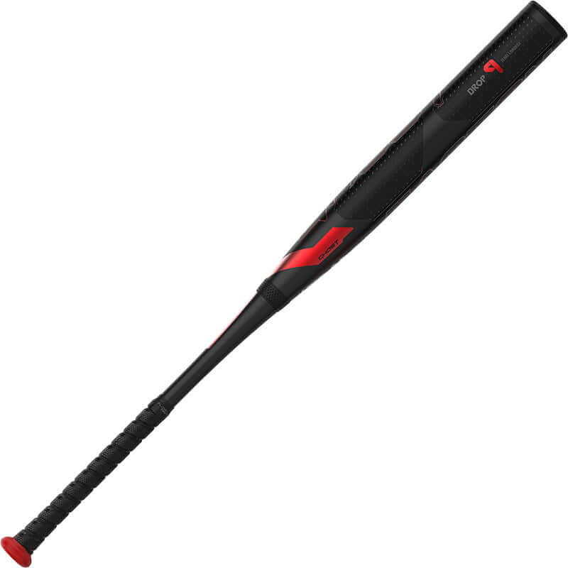 Easton 2024 Ghost Advanced -9 fastpitch softball bat showcasing sleek design and advanced technology.