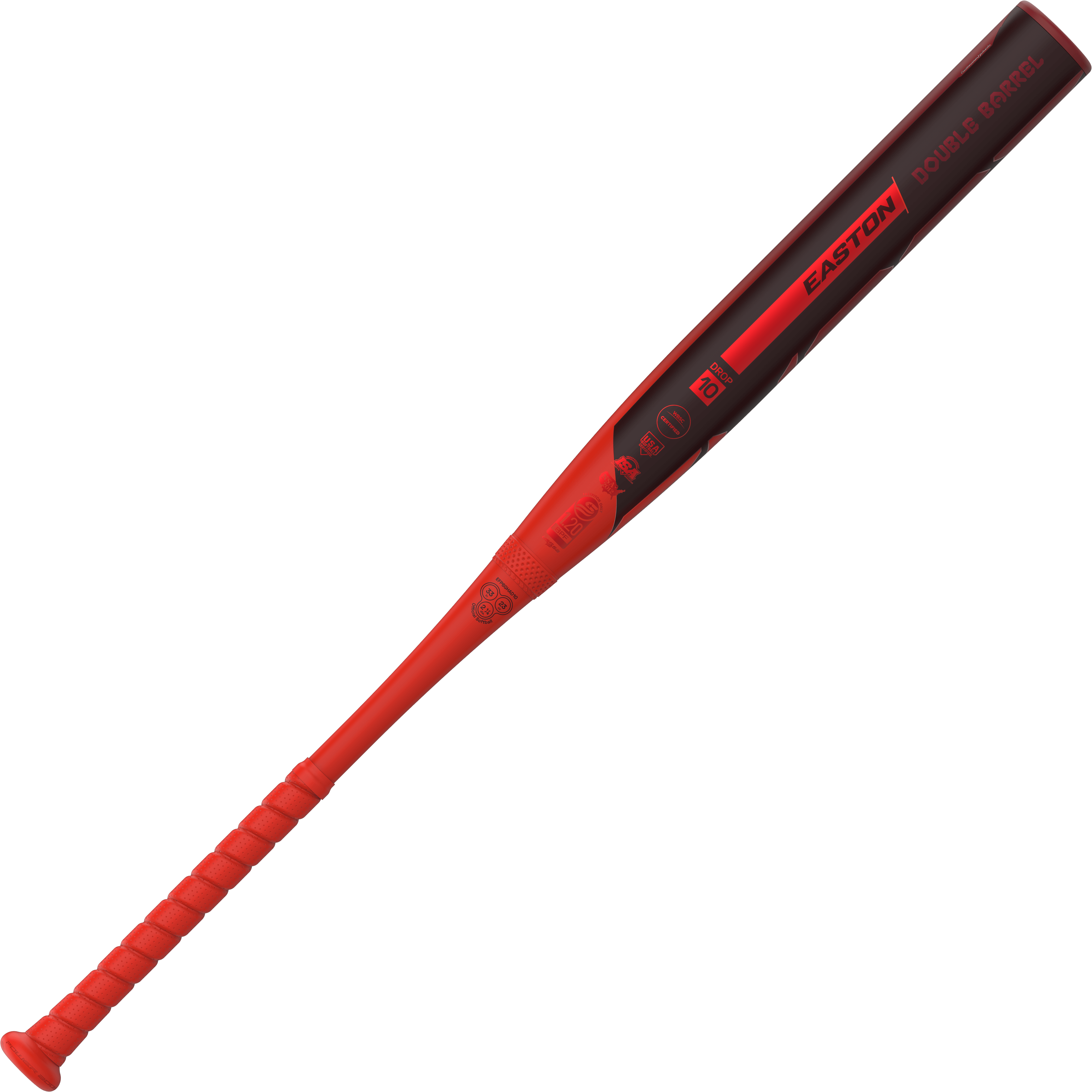 Back view of the 2026 Easton Ghost Advanced illustrating the Sonic Comp Max composite